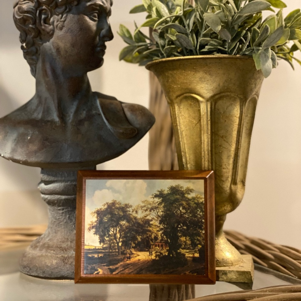 Wooden Plaque With Print